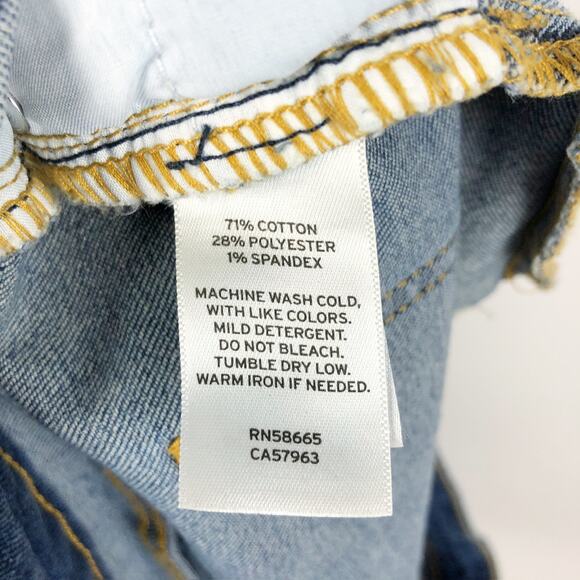 BP Nordstrom Womens Denim Cut Off Short Size 34 US 18 Blue High Waisted NWOT - Picture 6 of 6